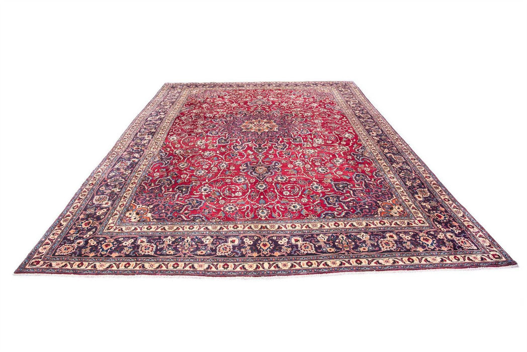 Traditional Vintage Handmade Rug 387X290 CM The Rugs Outlet 