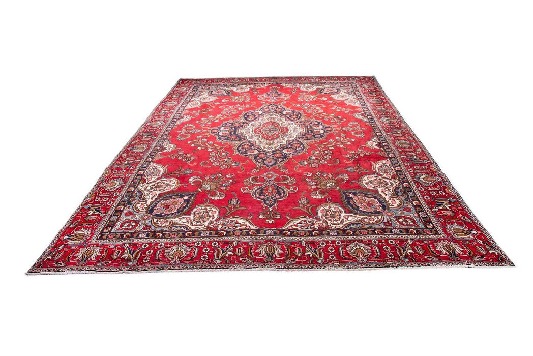 Traditional Vintage Handmade Rug 408X308 CM The Rugs Outlet 