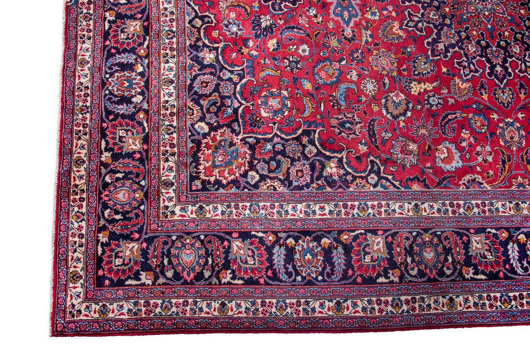 Traditional Vintage Handmade Rug 384X290 CM The Rugs Outlet 