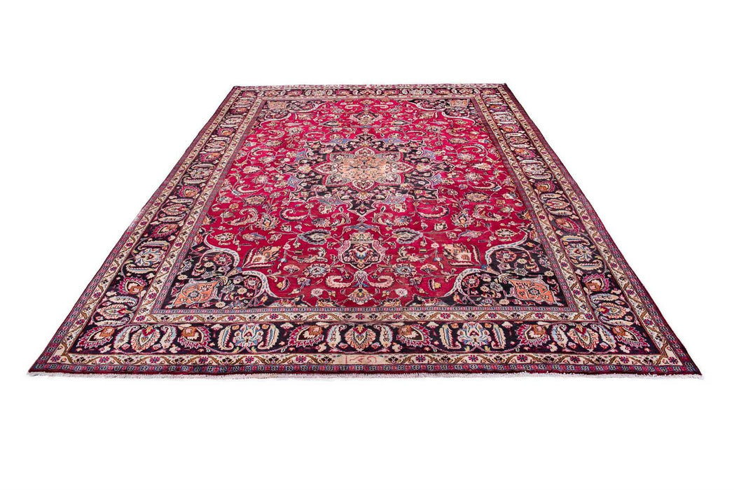 Traditional Vintage Handmade Rug 373X293 CM The Rugs Outlet 