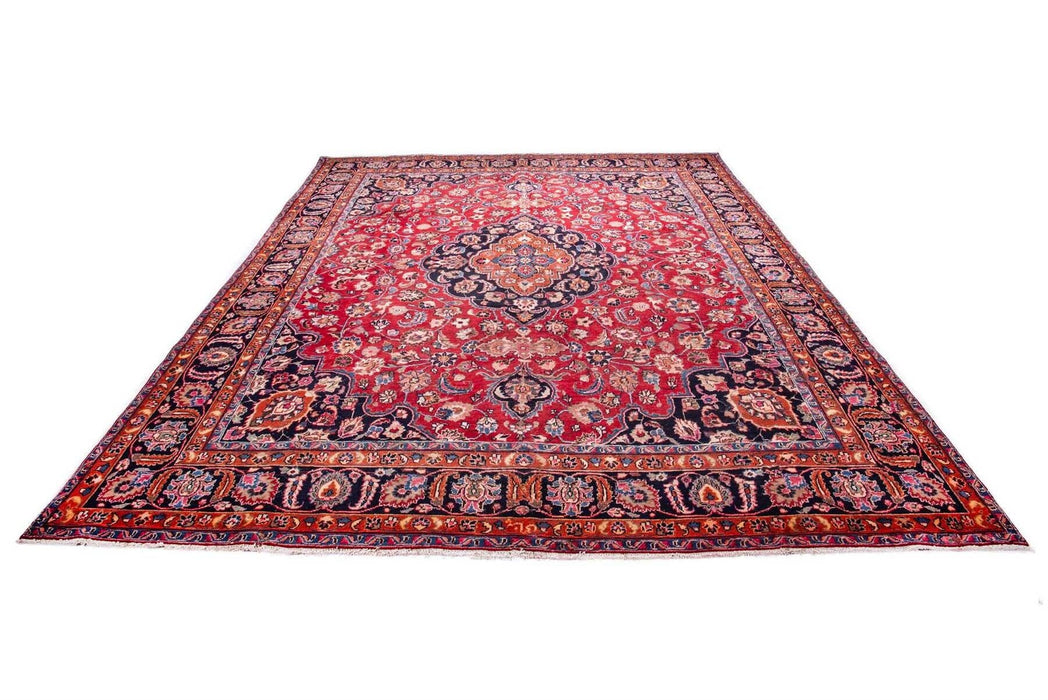 Traditional Vintage Handmade Rug 390X298 CM The Rugs Outlet 