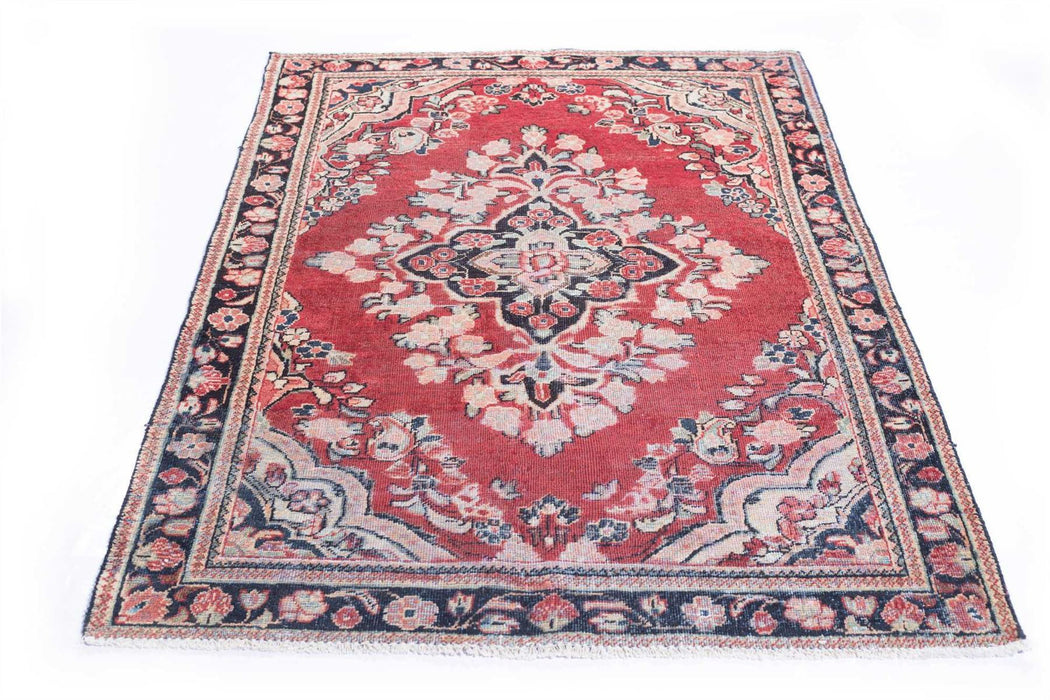 Traditional Vintage Handmade Rug 196X122 CM The Rugs Outlet 