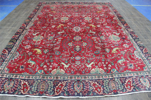 Traditional Vintage Handmade Rug 370 X 293 CM The Rugs Outlet 