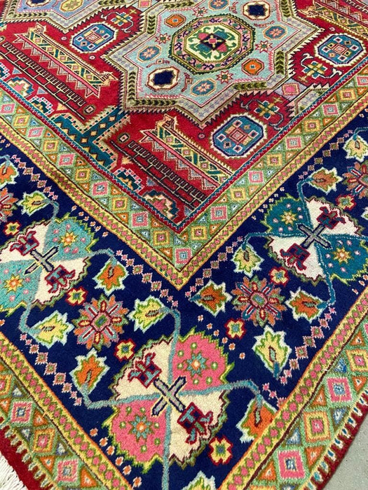 Traditional Vintage Handmade Rug 395X290 CM The Rugs Outlet 