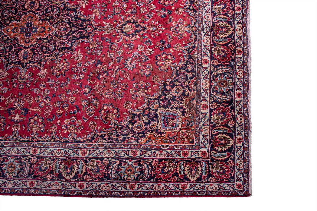 Traditional Vintage Handmade Rug 388X291 CM The Rugs Outlet 