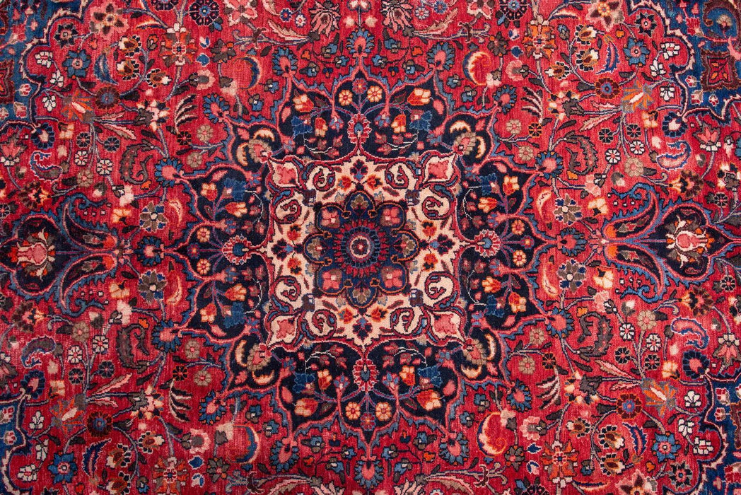 Traditional Vintage Handmade Rug 421X311 CM The Rugs Outlet 