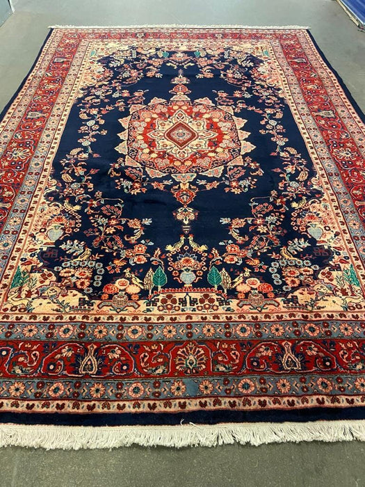 Traditional Vintage Handmade Rug 370X235 CM 12.1X7.7 FT The Rugs Outlet 