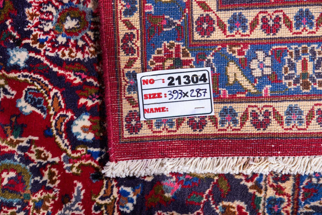 Traditional Vintage Handmade Rug 393X287 CM The Rugs Outlet 