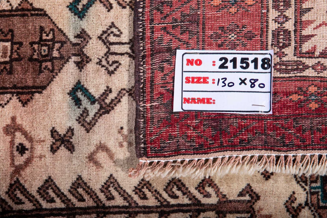 Traditional Vintage Handmade Rug 130X80 CM The Rugs Outlet 