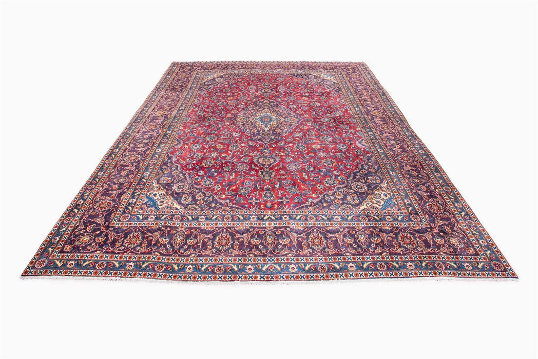 Traditional Vintage Handmade Rug 392X288 CM The Rugs Outlet 