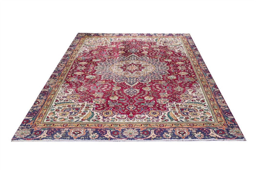 Traditional Vintage Handmade Rug 286X181 CM 9.4X5.9 FT The Rugs Outlet 