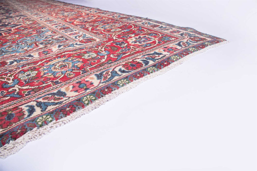 Traditional Vintage Handmade Rug 346X242 CM The Rugs Outlet 