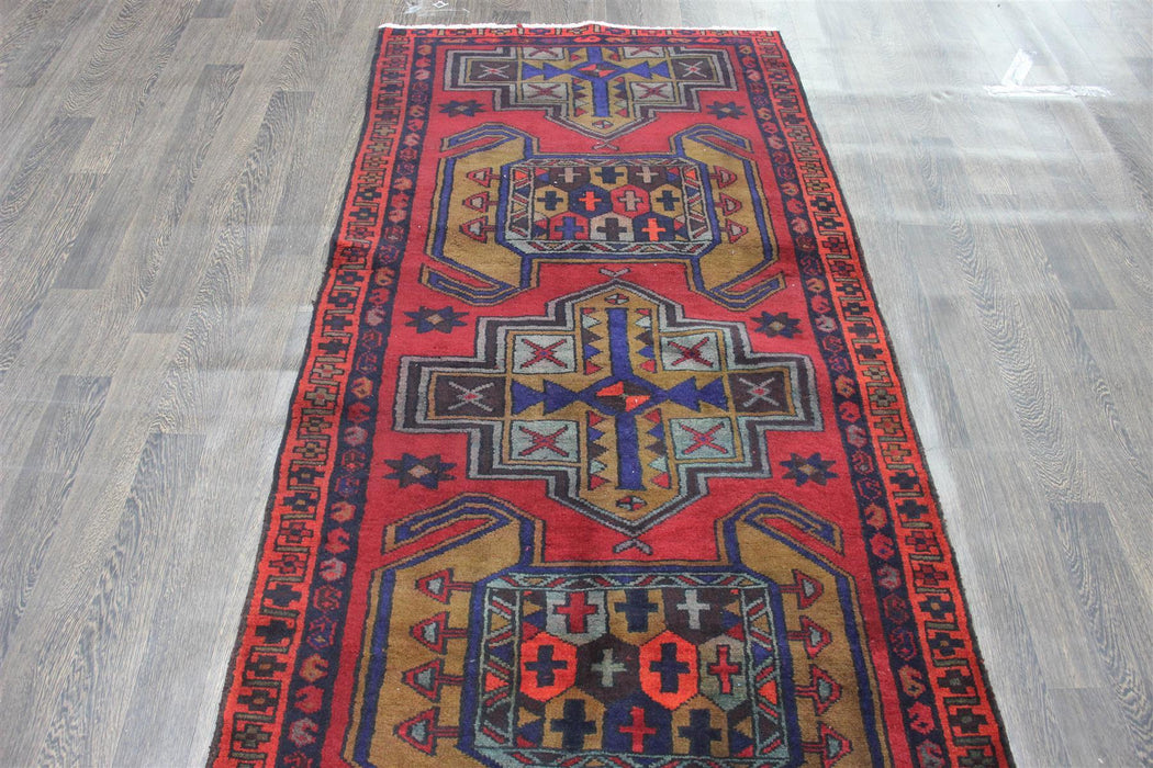 Traditional Vintage Handmade Rug 100x296cm The Rugs Outlet 