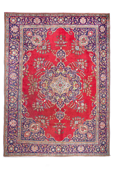 Traditional Vintage Handmade Rug 395X287 CM The Rugs Outlet 