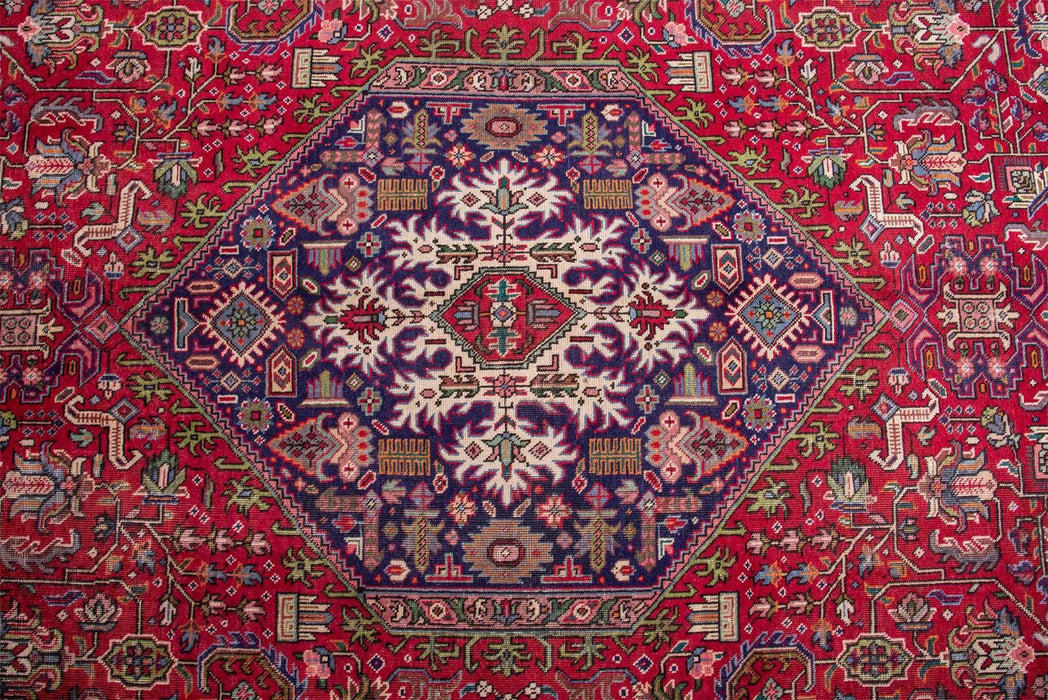 Traditional Vintage Handmade Rug 377X292 CM The Rugs Outlet 