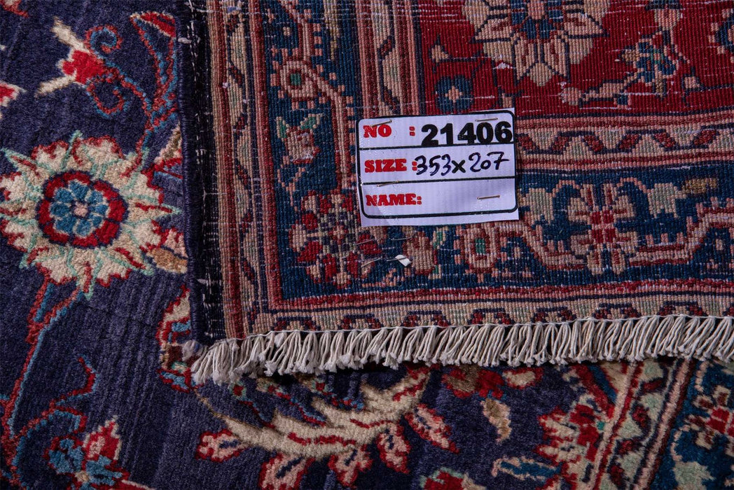 Traditional Vintage Handmade Rug 353X207 CM The Rugs Outlet 