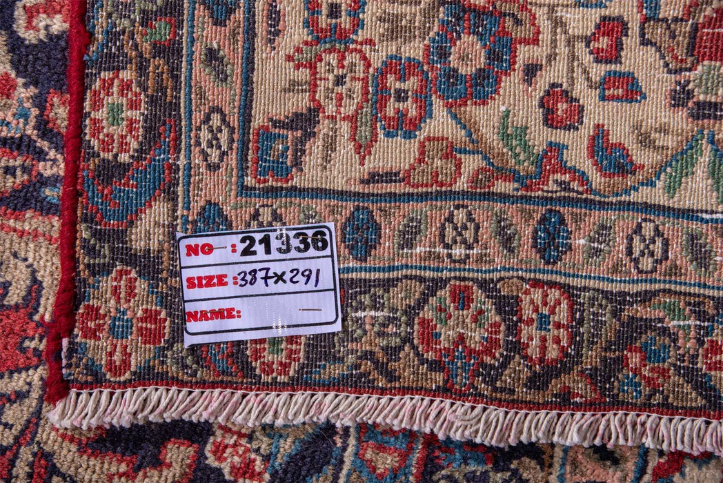 Traditional Vintage Handmade Rug 387X291 CM The Rugs Outlet 