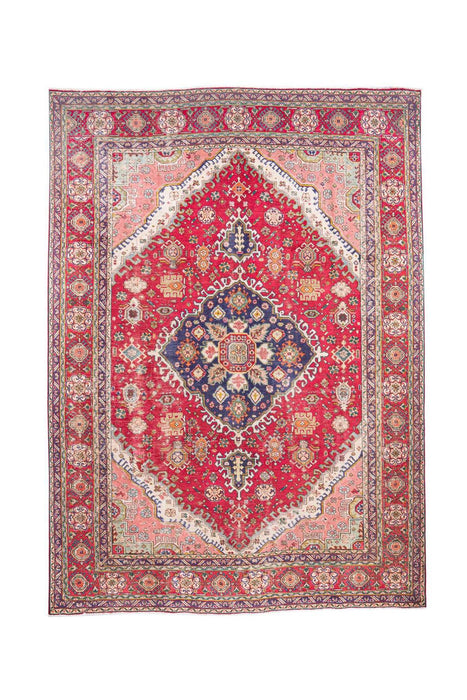 Traditional Vintage Handmade Rug 345X250 CM The Rugs Outlet 