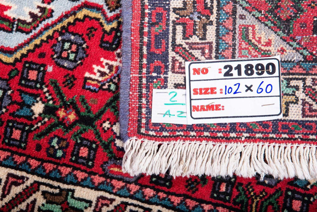 Traditional Vintage Handmade Rug 102X60 CM The Rugs Outlet 