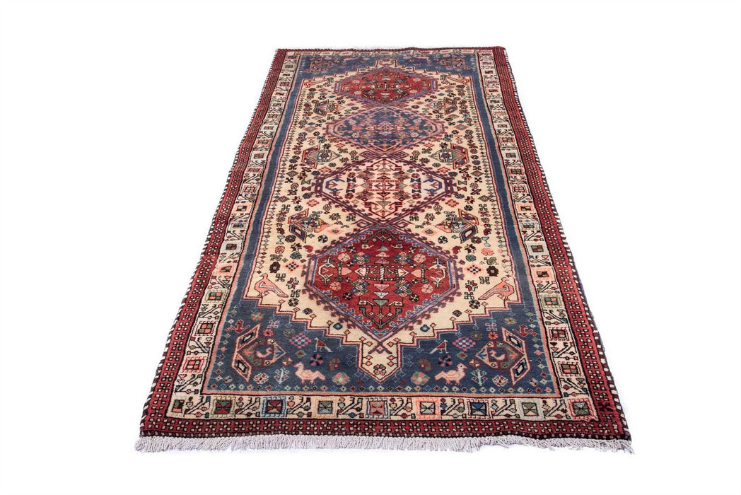 Traditional Vintage Handmade Rug 263X107 CM The Rugs Outlet 