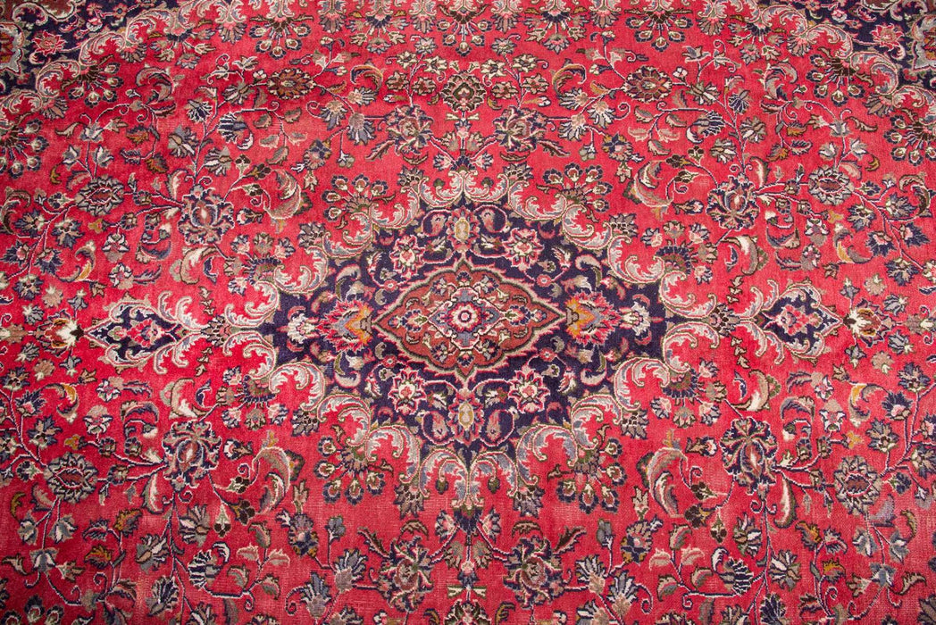 Traditional Vintage Handmade Rug 386X282 CM The Rugs Outlet 