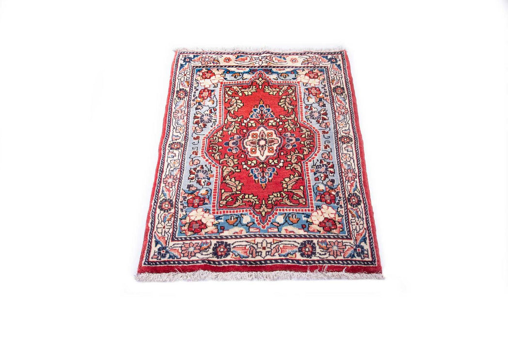 Traditional Vintage Handmade Rug 95X65 CM The Rugs Outlet 