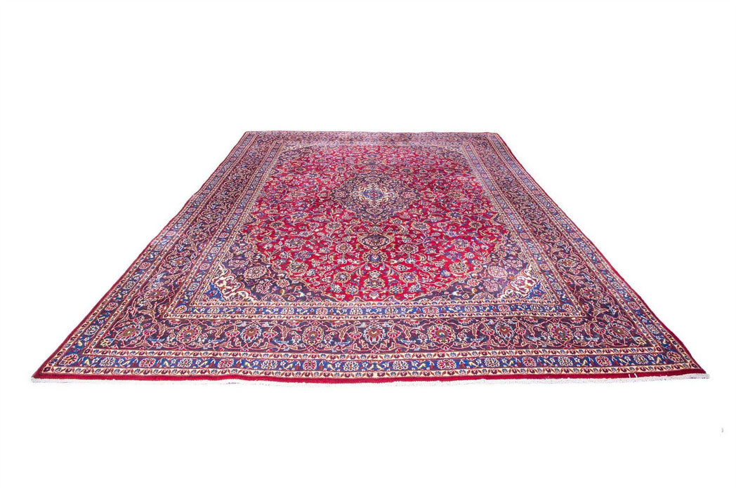 Traditional Vintage Handmade Rug 393X287 CM The Rugs Outlet 