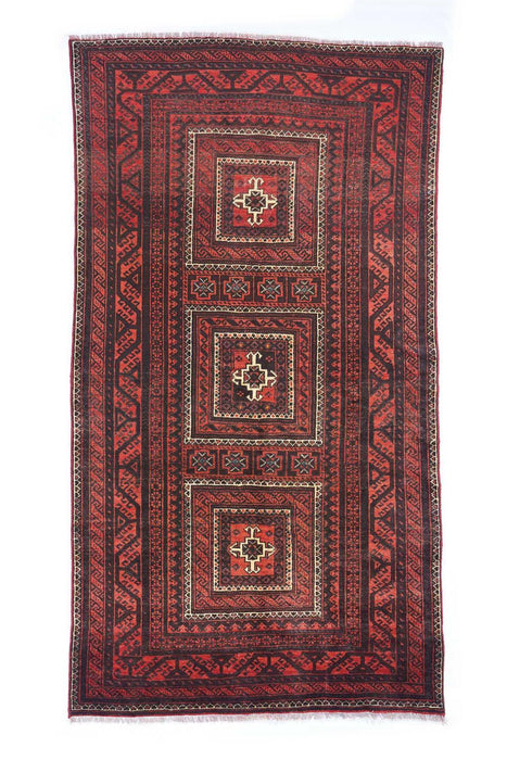 Traditional Vintage Handmade Rug 213X117 CM The Rugs Outlet 