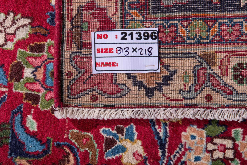 Traditional Vintage Handmade Rug 313X218 CM The Rugs Outlet 