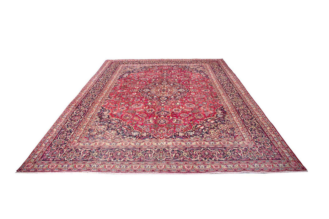 Traditional Vintage Handmade Rug 380X286 CM The Rugs Outlet 