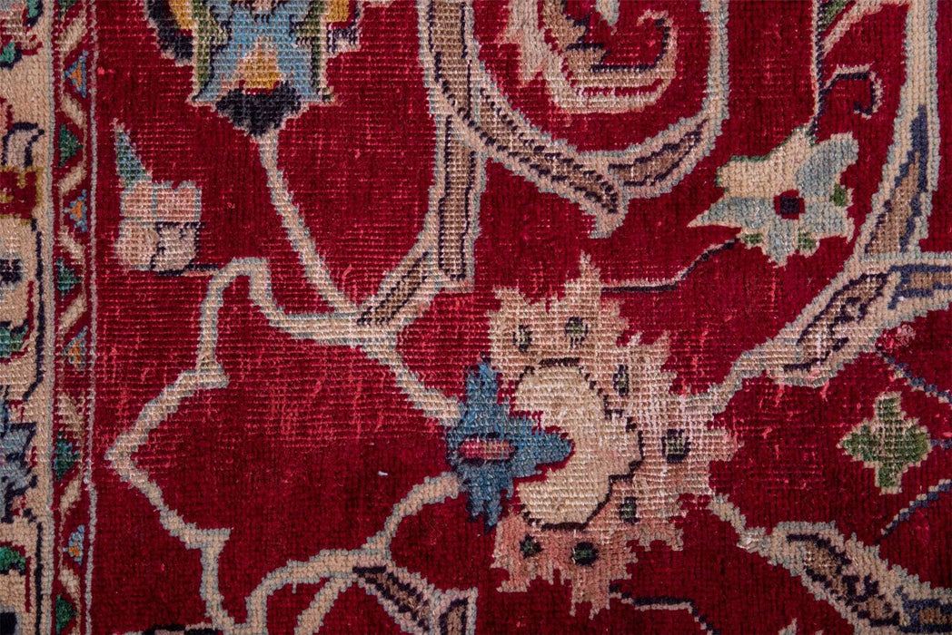 Traditional Vintage Handmade Rug 383X286 CM The Rugs Outlet 