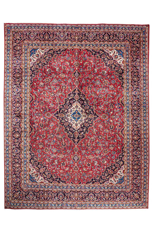 Traditional Vintage Handmade Rug 386X293 CM The Rugs Outlet 