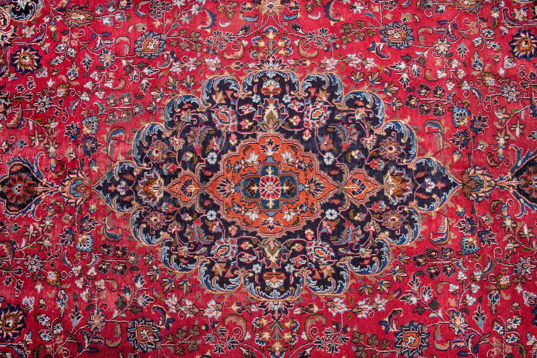 Traditional Vintage Handmade Rug 382X290 CM The Rugs Outlet 