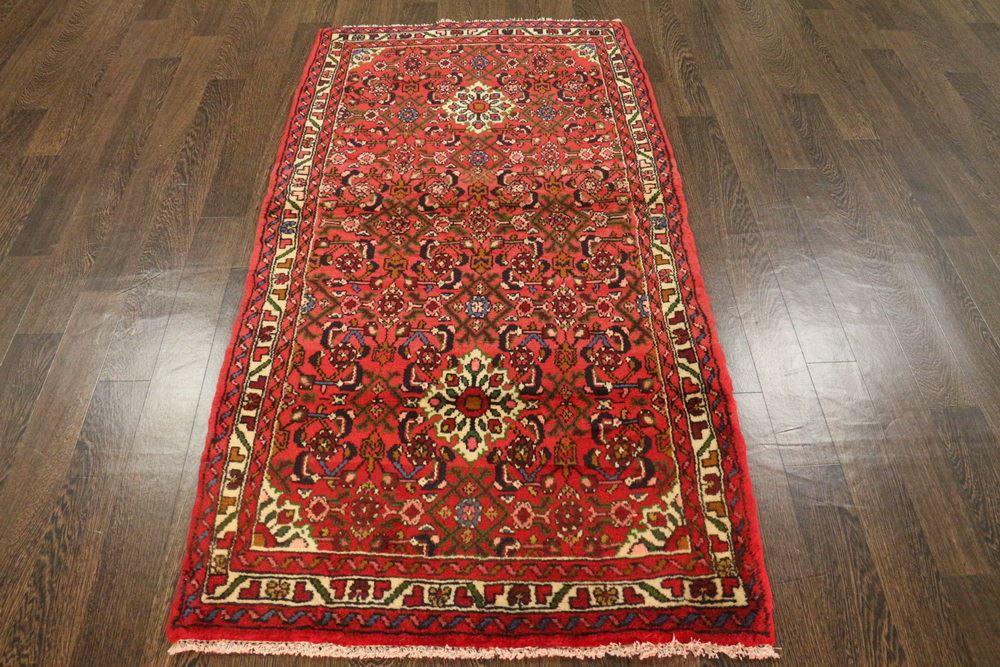 Traditional Vintage Handmade Rug 90x175cm The Rugs Outlet 