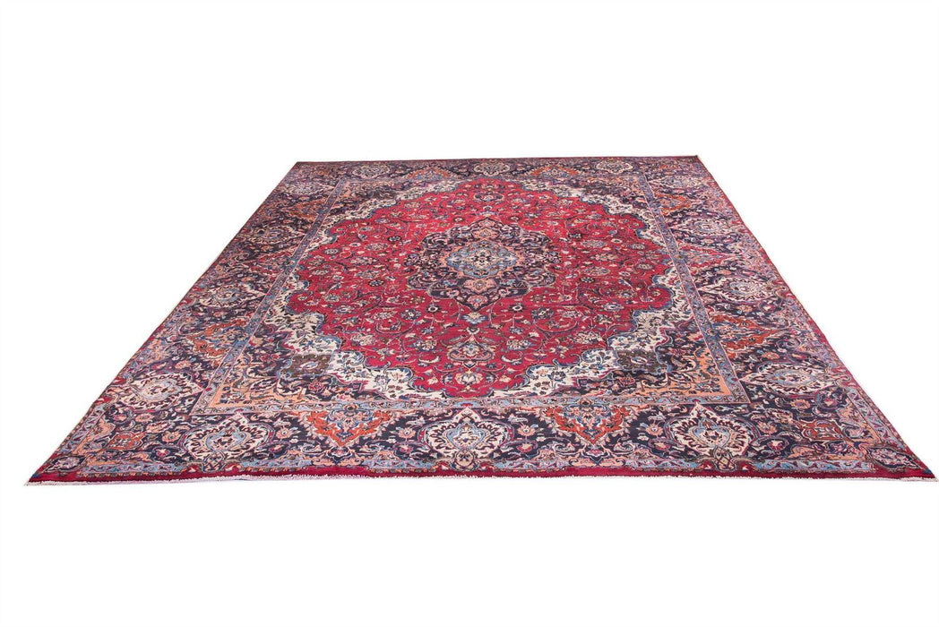 Traditional Vintage Handmade Rug 418X345 CM The Rugs Outlet 