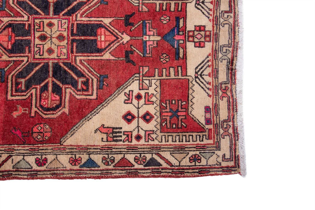 Traditional Vintage Handmade Rug 303X98 CM The Rugs Outlet 