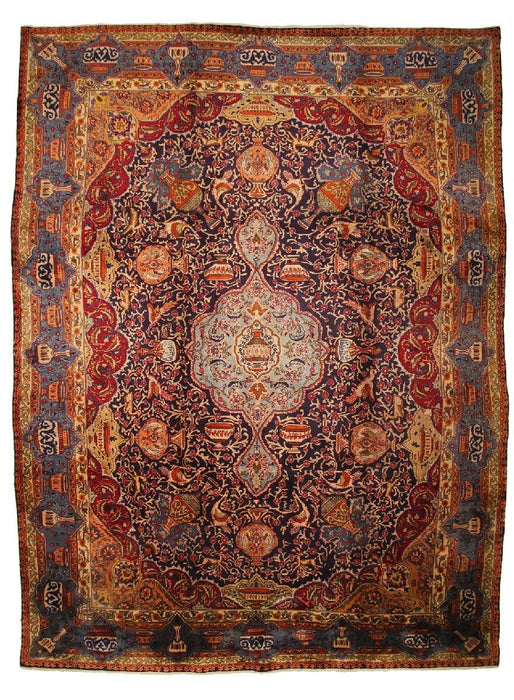 Traditional Vintage Handmade Rug 388 X 295 CM The Rugs Outlet 