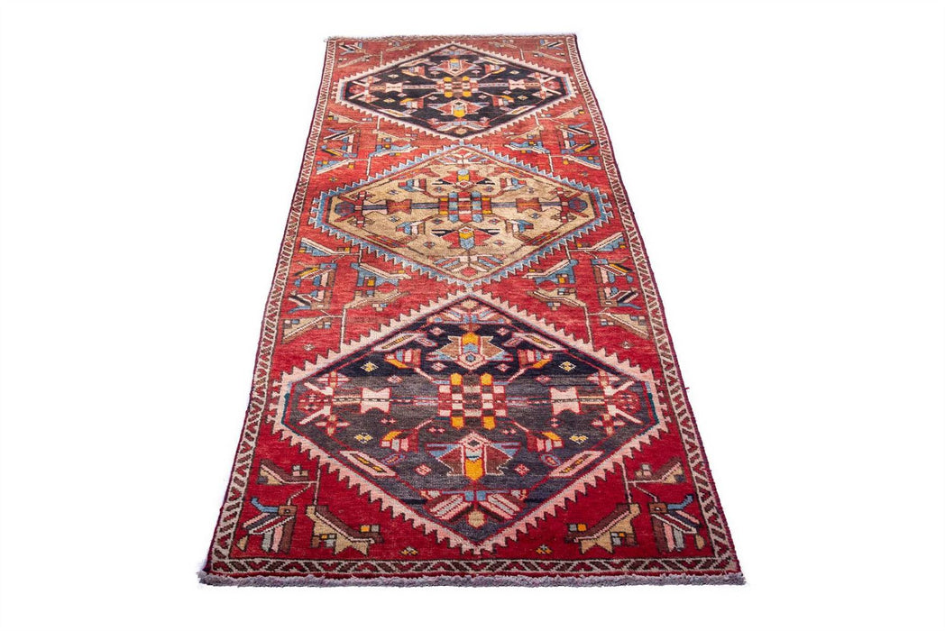 Traditional Vintage Handmade Rug 290X85 CM The Rugs Outlet 