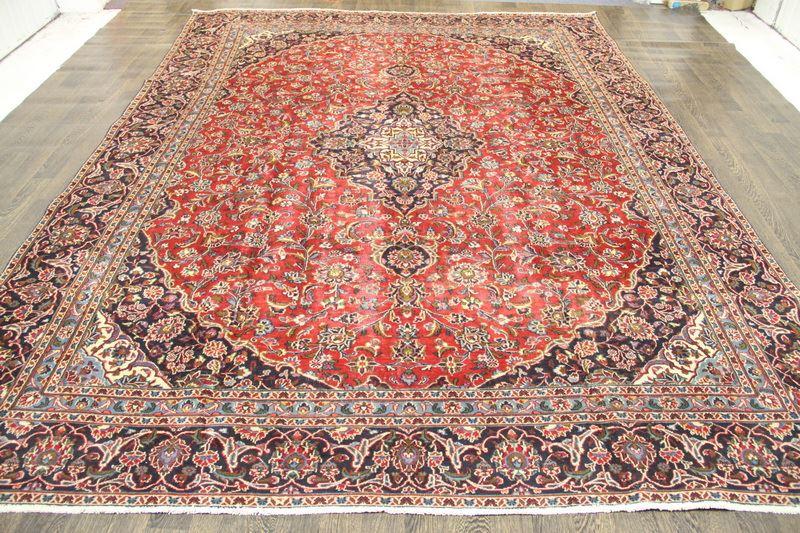 Traditional Vintage Handmade Rug 270x353cm The Rugs Outlet 