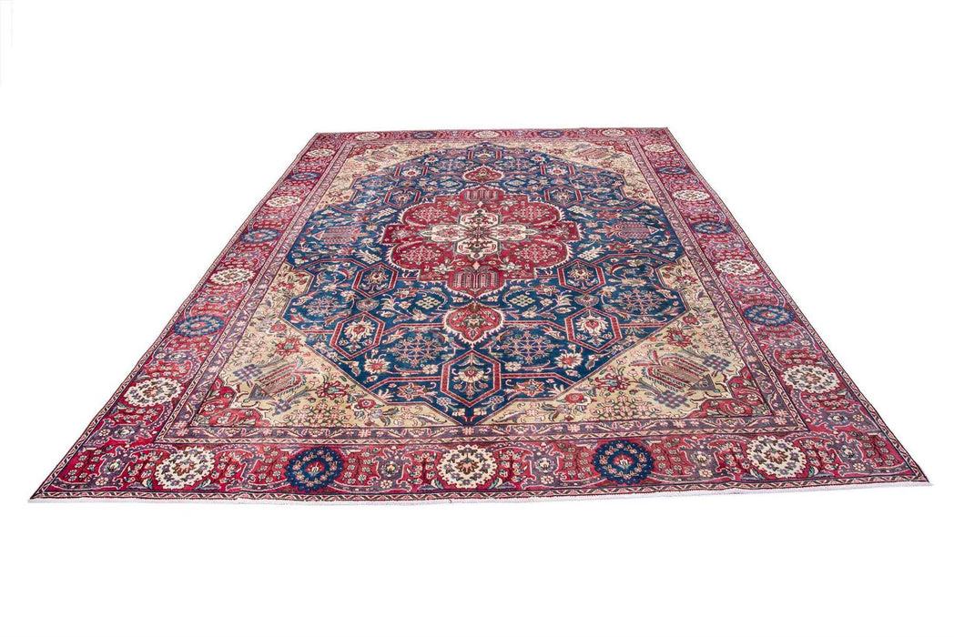 Traditional Vintage Handmade Rug 384X288 CM The Rugs Outlet 