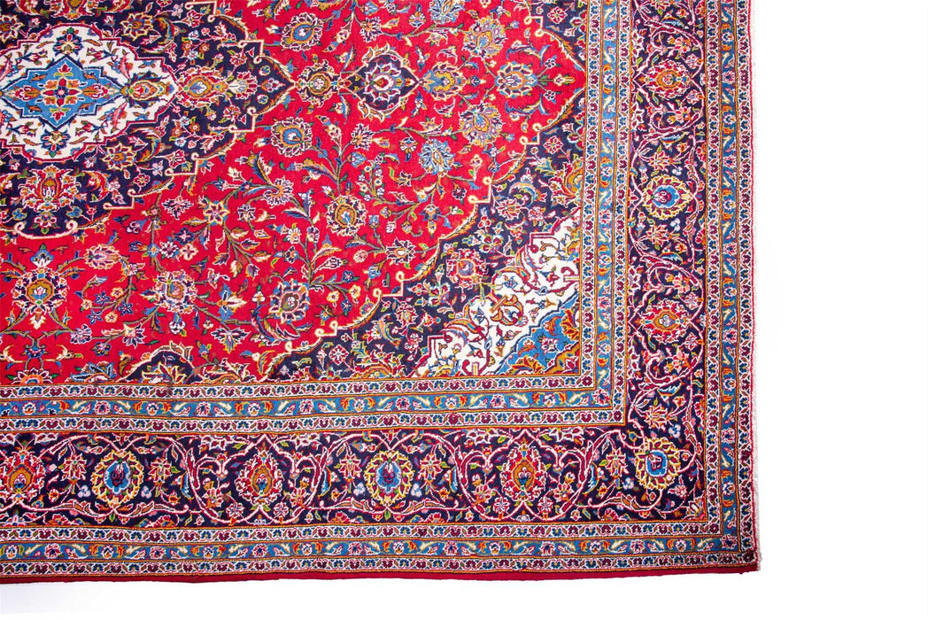 Traditional Vintage Handmade Rug 390X397 CM The Rugs Outlet 