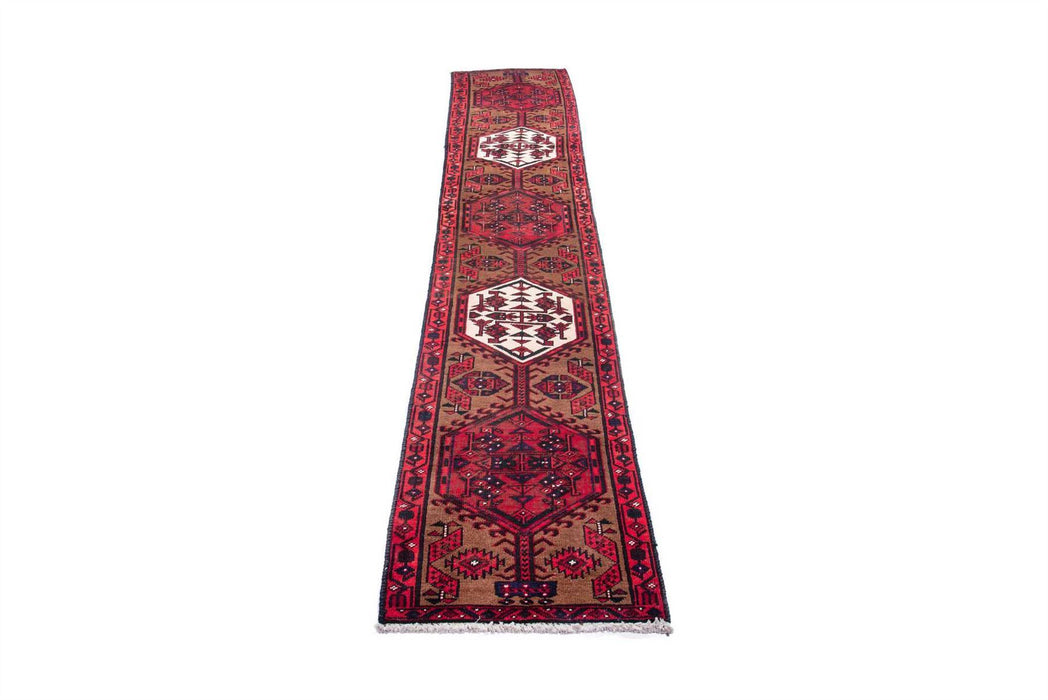 Traditional Vintage Handmade Rug 315X60 CM The Rugs Outlet 