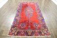 Traditional Vintage Handmade Rug 140x298cm The Rugs Outlet 