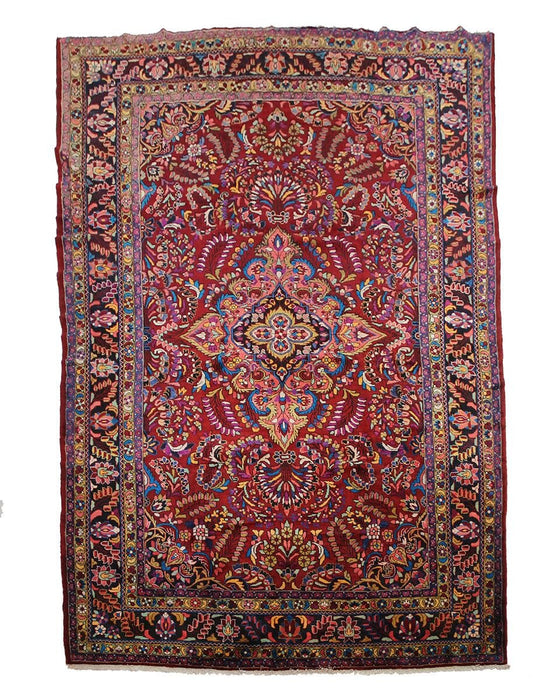 Traditional Vintage Handmade Rug 411X285 CM The Rugs Outlet 