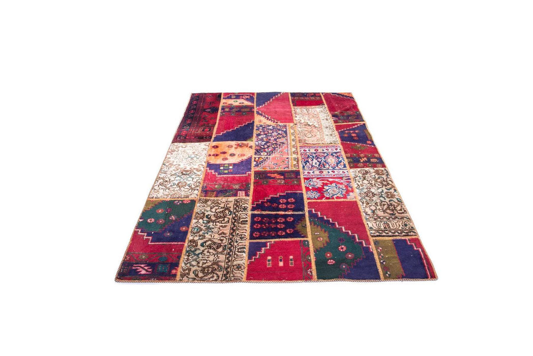 Handmade Patchwork Rug 208X145 CM The Rugs Outlet 