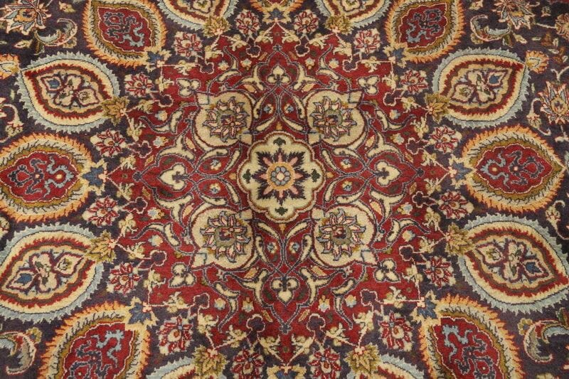 Traditional Vintage Handmade Rug 404X304 CM The Rugs Outlet 