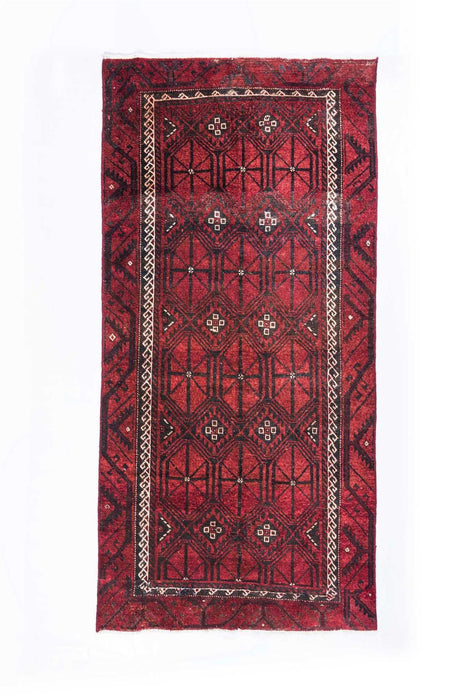 Traditional Vintage Handmade Rug 250X122 CM The Rugs Outlet 