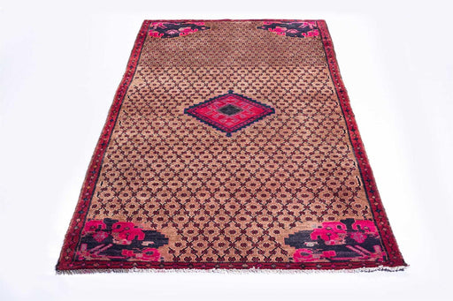 Traditional Vintage Oriental Wool Handmade Living Room Bedroom Rug 220X108 CM The Rugs Outlet 