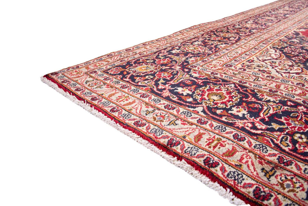 Traditional Vintage Handmade Rug 373X288 CM The Rugs Outlet 