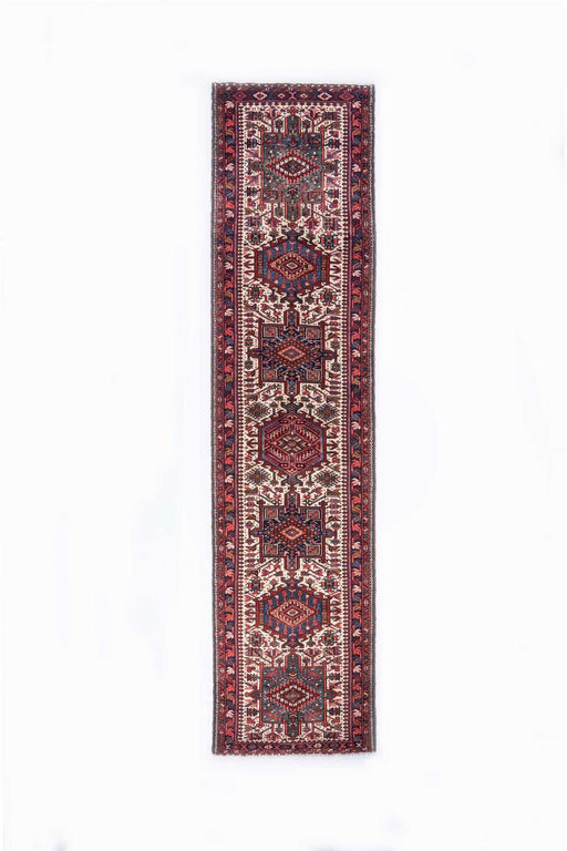 Traditional Vintage Handmade Rug 355X90 CM The Rugs Outlet 